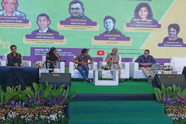 Festival Peduli Sampah Nasional di auditorium Manggala Wanabakti, KLHK Jakarta, Kamis 15 Juni 2023. (Dok)