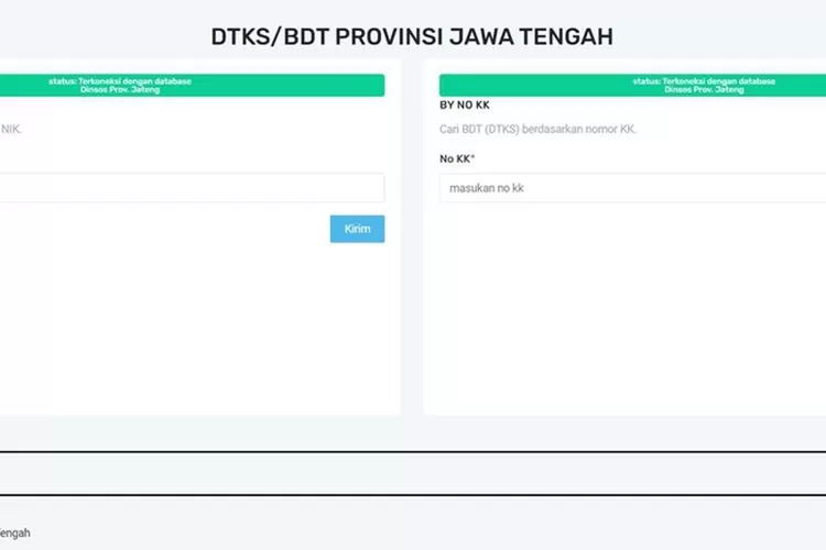 Cara Mengecek Nama di DTKS Jateng (caribdt.dinsos.jatengprov.go.id)