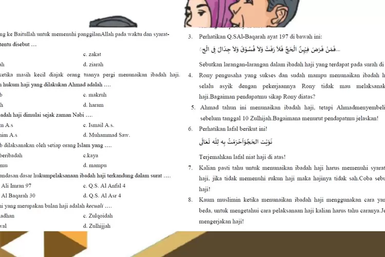 Fikih kelas 5 halaman 118 119 120: Ibadah haji