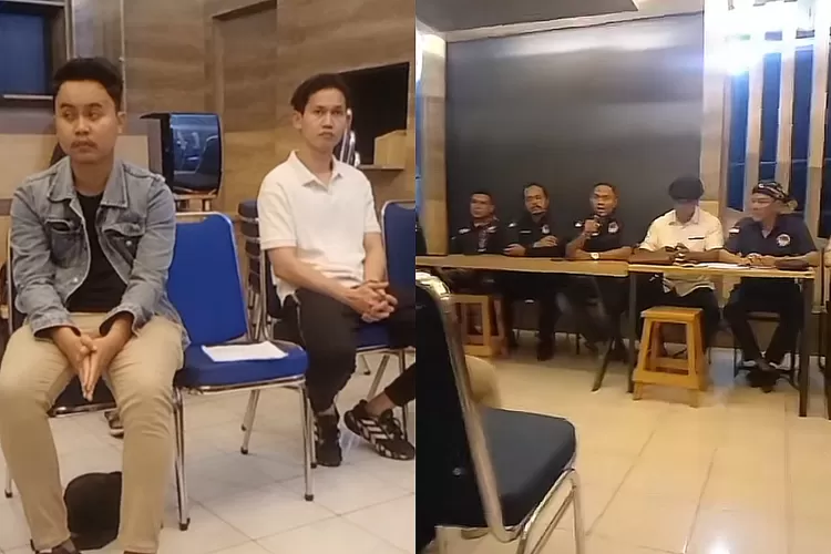 Potret Richard Theodore dan Donnyrapu yang viral di TikTok. (Kolase TikTok.com/moke_ganteng/footballnewsnational)