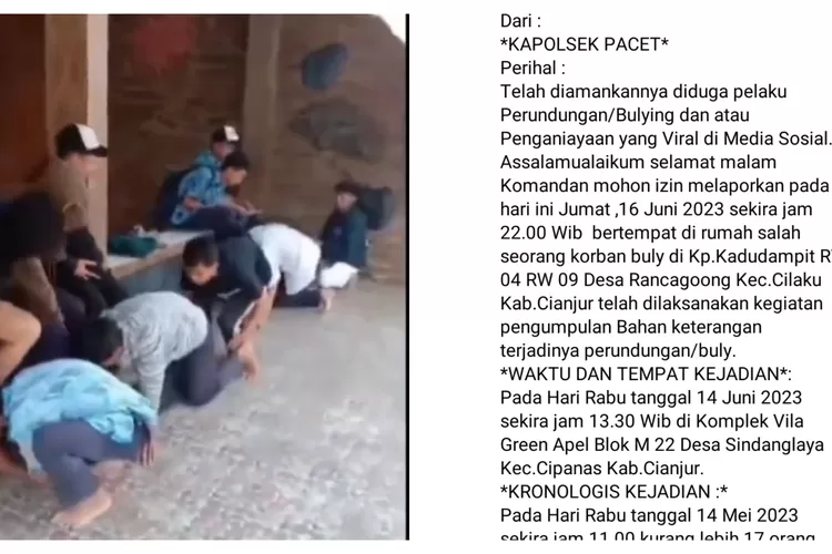 Siswa SMP di Cianjur jadi korban perundungan, dipaksa cium kaki hingga ditendang kepalanya