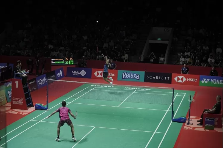Turnamen Indonesia Open 2023 yang digelar di Istora Senayan, Jakarta pada 13-18 Juni 2023.  (Istimewa)