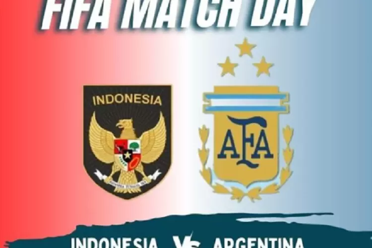 Jadwal siaran langsung dan live streaming pertandingan Indonesia vs Argentina dalam laga FIFA Matchday
