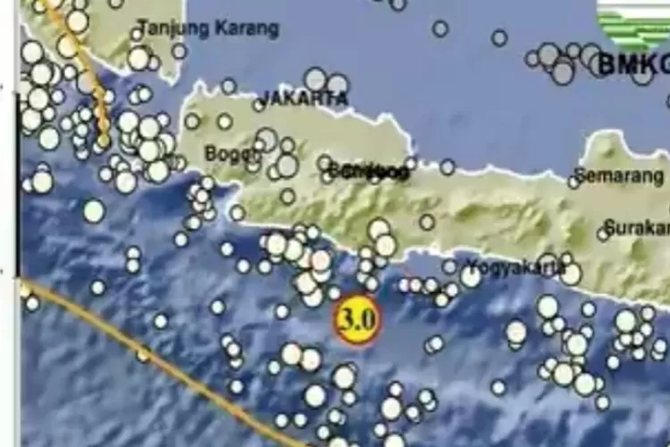 Gempa Magnitudo 3.0 Guncang Pangandaran, Jabar