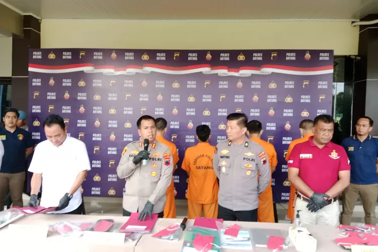 Kasus tersebut diungkapkan Kapolres Batang, AKPB Saufi Salamun, saat menggelar konferensi pers pada Selasa 20 Juni 2023. (Muslihun)