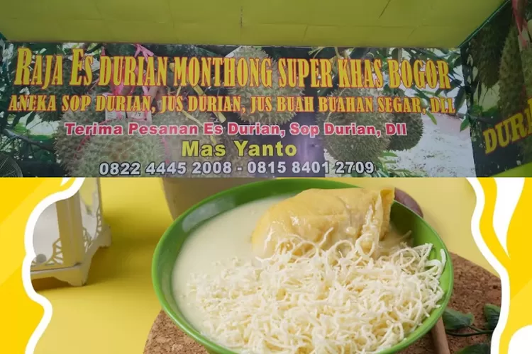 Rekomendasi Es Durian Monthong Paling Enak di Bogor, Legendaris Sejak 1994, Nyesel Sih Kalau Gak Coba (raja-es-durian-monthong.business.site, instagram.com/@rajaesdurianmonthong)