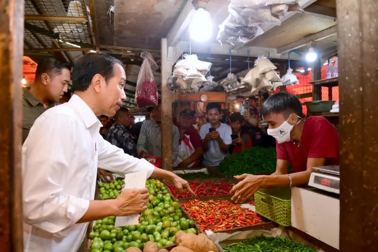 Jokowi meninjau beberapa pasar di Bogor dihari ulang tahunnya