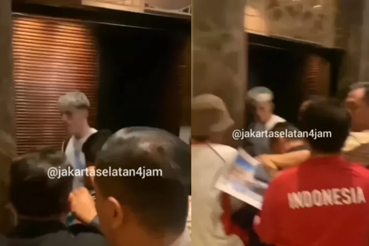 Viral video Alejandro Garnacho dimaki-maki orang tak dikenal tuai sorotan Netizen hingga singgung soal Messi enggan datang ke Indonesia. (Instagram.com/@jakartaselatan24jam)