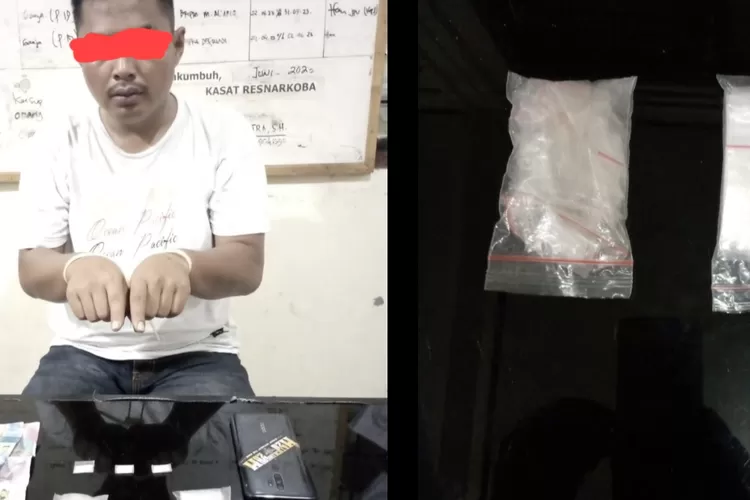 Lagi Enak Makan Bakso, Pria di Payakumbuh Ditangkap Polisi Karena Miliki Tiga Paket Sabu (ist)