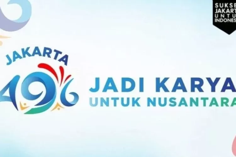logo HUT DKI Jakarta ke 496