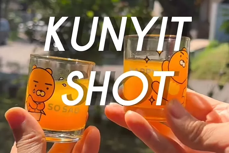 Resep Kunyit Shot (TikTok Olivia Tommy)