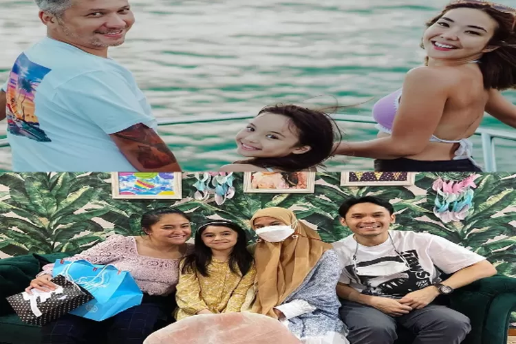 Keluarga artis Marshanda dan Keluarga Gisella 2 keluarga yang sama-sama kompak dengan mantan suami (Instagram)