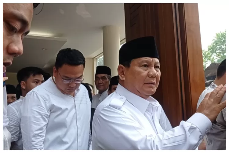 Ketua Umum Partai Gerindra Prabowo Subianto Melayat ke Rumah Duka Desmon J Mahesa (BONSERNEWS.com)