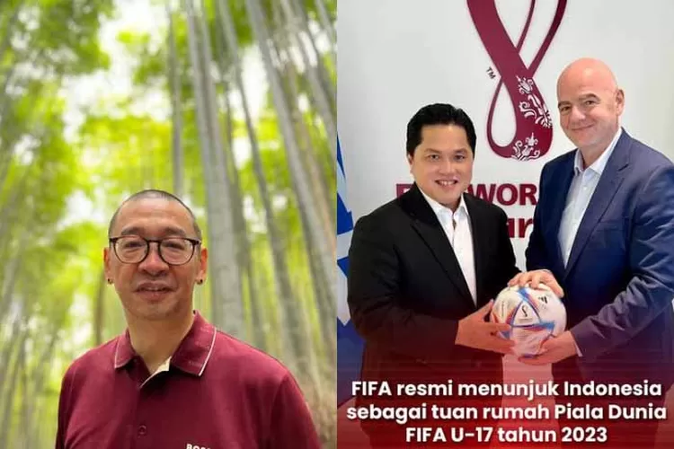 Coach Justin kaget mengetahui Indonesia dipercaya menjadi tuan rumah Piala Dunia U-17, singgung kinerja Erick Thohir. (instagram.com/coachjustinl dan instagram.com/erickthohir)