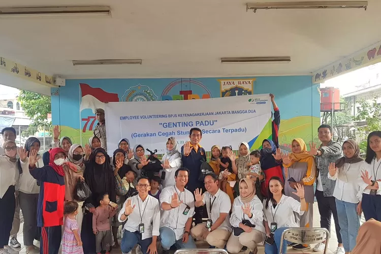  BPJAMSOSTEK Cabang Jakarta Mangga Dua Peduli menggelar kegiatan Employee Volunteering,  di Kelurahan Pademangan Timur