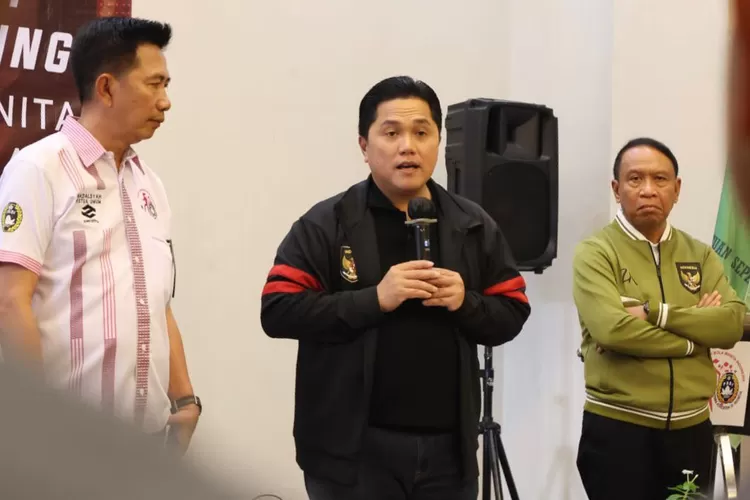 Ketua Umum PSSI Erick Thohir (Tengah) (PSSI)