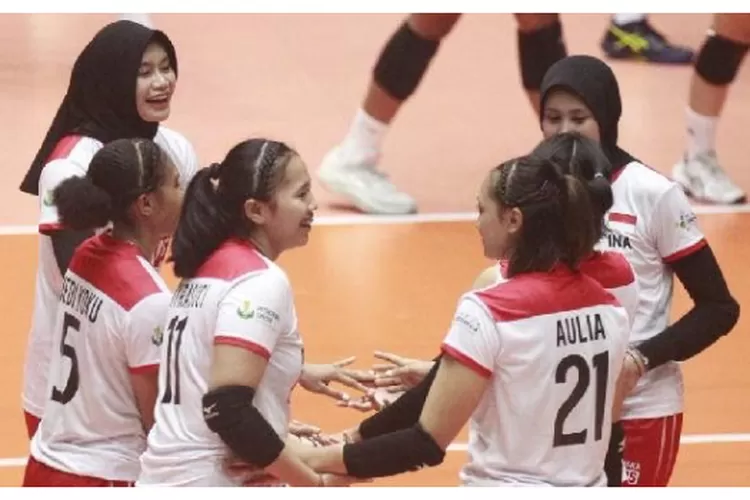 Potret tim bola voli Indonesia di AVC Challenge
