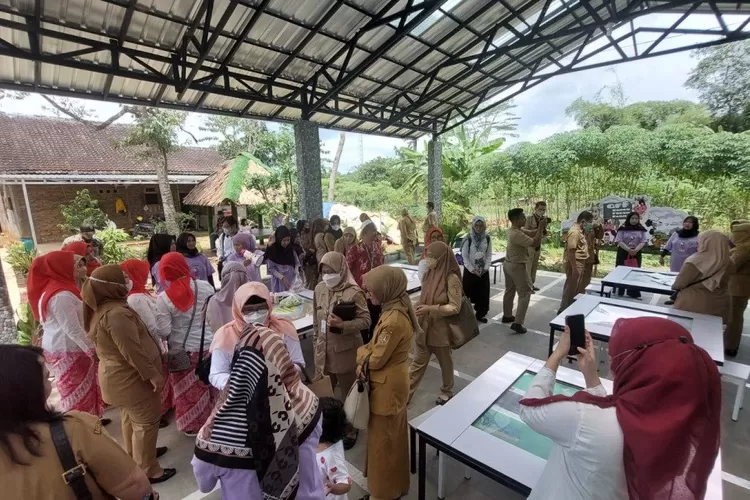 Kegiatan pencanangan Kampung KB di Dukuh Pandogan, Desa Telogopandogan, Kecamatan Gajah, Kabupaten Demak, Jawa Tengah