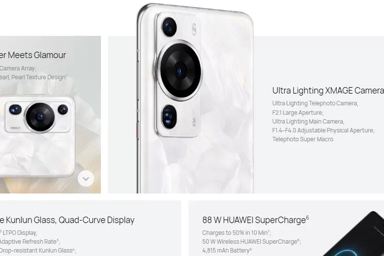 Spesifikasi Dan Harga Huawei P60 Pro  (Huawei.com)