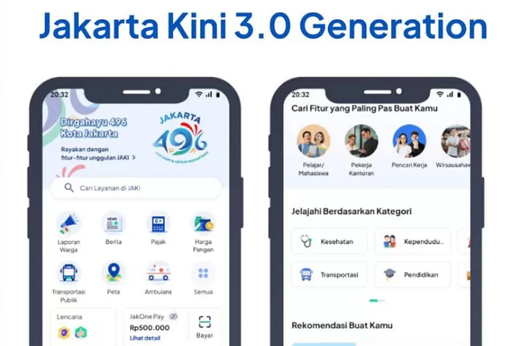 Sebagai kado ulang tahun ke-496 Kota Jakarta, unit pengelola Jakarta Smart City (UP JSC) merilis pembaruan aplikasi Jakarta kini generasi 3.0. (jakarta.go.id)