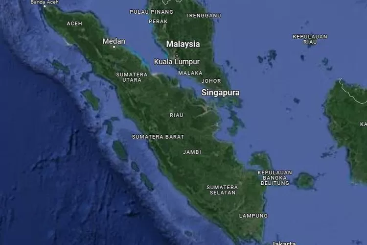 Wacana Pembentukan Provinsi Sumatera Tenggara (Google Maps)