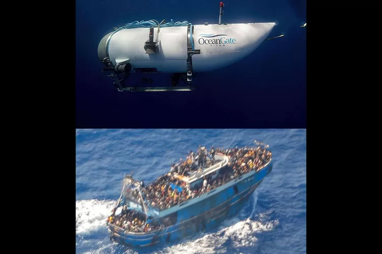 Perbedaan Penanganan Kapal Pengangkut Imigran dan Kapal Selam Titanic, Kisah Tragedi yang Memilukan (Instagram @unexplnd)