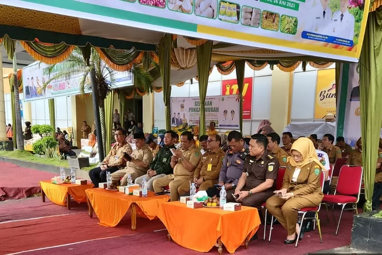 Pemko Padangsidimpuan melaunching GPM serentak nasional yang berlangsung pelataran Plaza ATC Kecamatan Padangsidimpuan Utara, Kota Padangsidimpuan Realitasonline.id/ RI