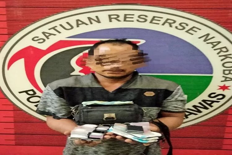 ERD terduga pengedar narkotika jenis sabu, diamankan di kereng Desa Tanjung Bale Kecamatan Sosa Palas (Realitasonline.id/SS)