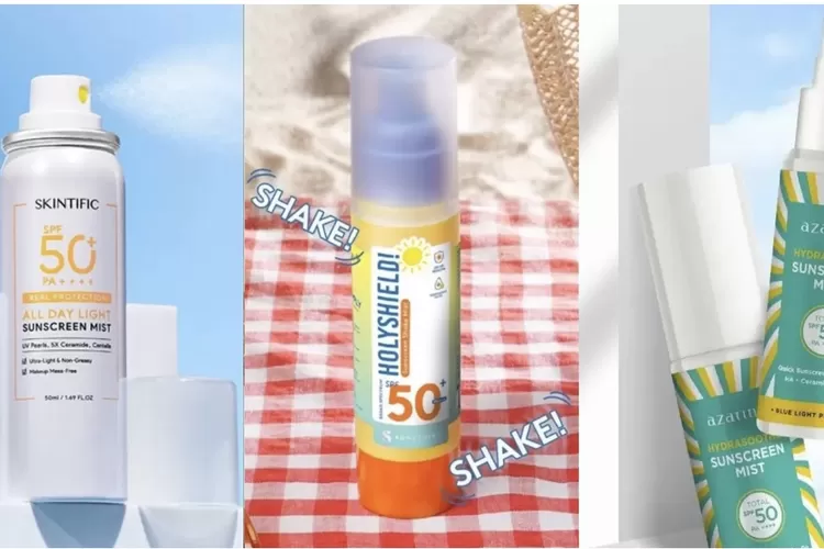 4 Rekomendasi Sunscreen Spray, Praktis dan Nggak Bikin Kulit Terbakar (Foto: Female Daily)