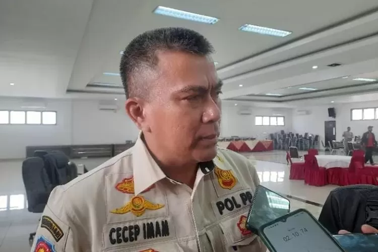 Kasatpol PP Kabupaten Bogor, Cecep Imam Nagarasid. (Foto: Imam/Metropolitan)