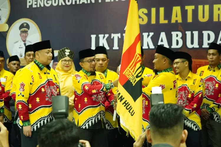 Bupati Eka Putra hadiri  pengukuhan pengurus IKTD dan BK IKTD Kabupaten Rokan Hulu. (Prokopim)