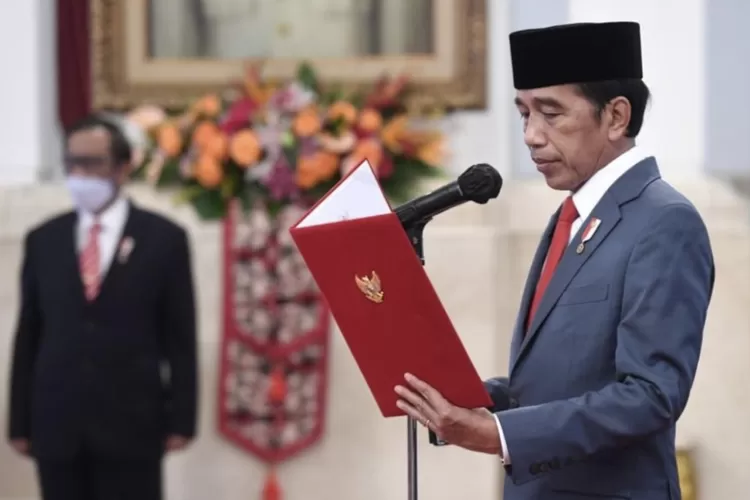 Presiden Jokowi pimpin sidang kabinet terkait pelaksanaan APBN tahun 2023. (Twitter.com/@jokowi)