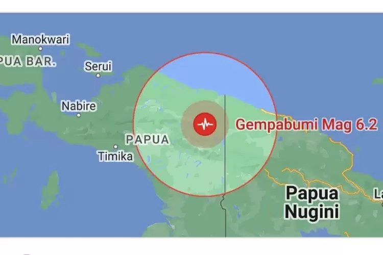 Inilah Daerah Papua yang Rawan Gempa Bumi