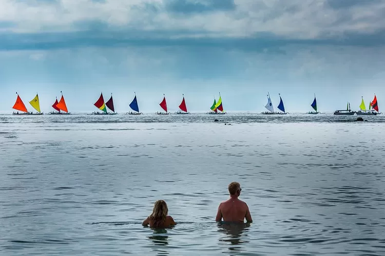 Pelaksanaan Sanur Village Festival tahun lalu di kawasan Pantai Sanur (Panitia Sanur Village Festival)