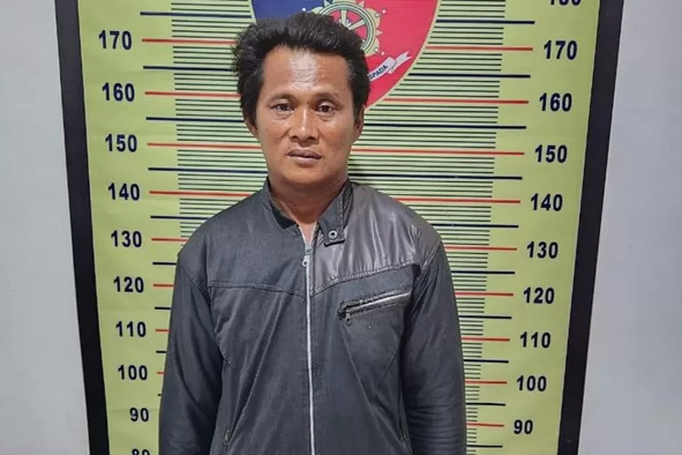 Tampang Muhammad Jumat yang menjadi pelaku pemukulan terhadap anggota DPRD Luwu Utara Yusuf Paembonan.