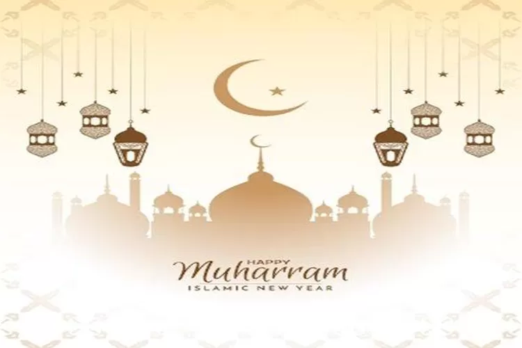 Ilustrasi peringatan tahun baru islam 1445 H (Ilustrasi/Freepik)