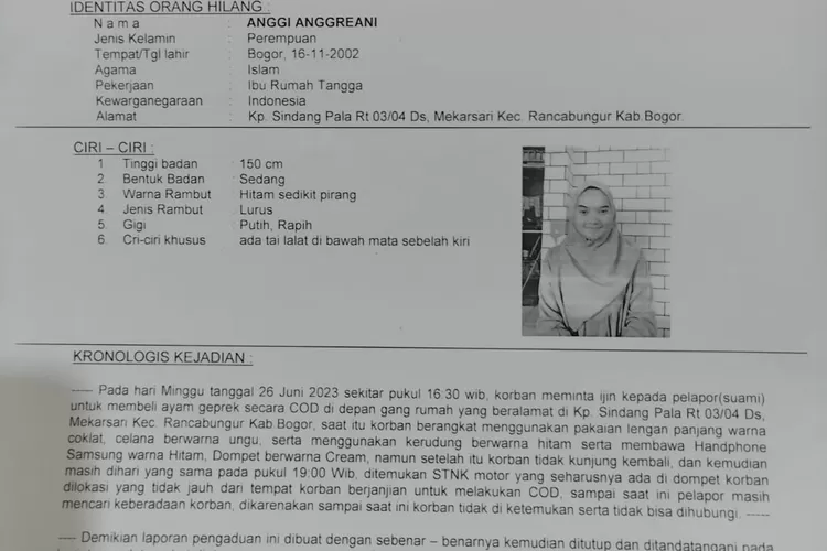 3 Fakta Baru Pengantin Hilang di Bogor yang Viral, Ternyata Bukan Diculik?