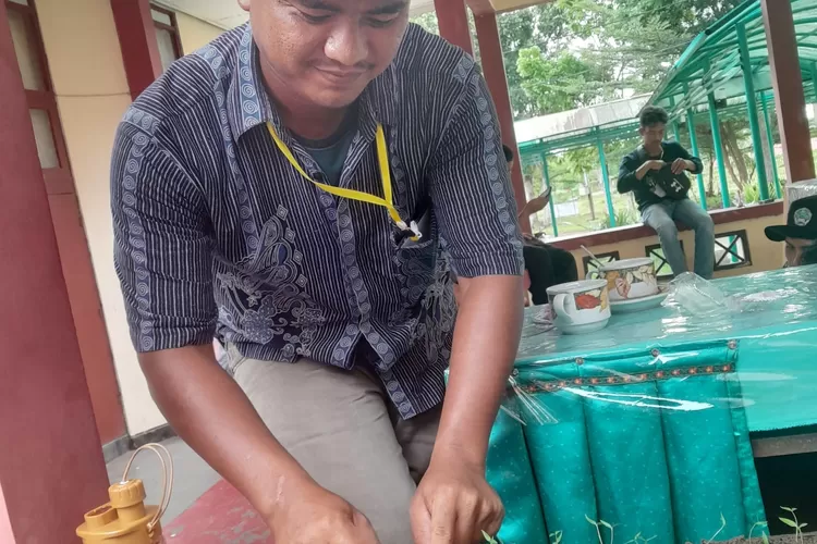 Petani di Kalimantan Selatan mendapatkan pendampingan untuk meningkatkan kapasitas. 