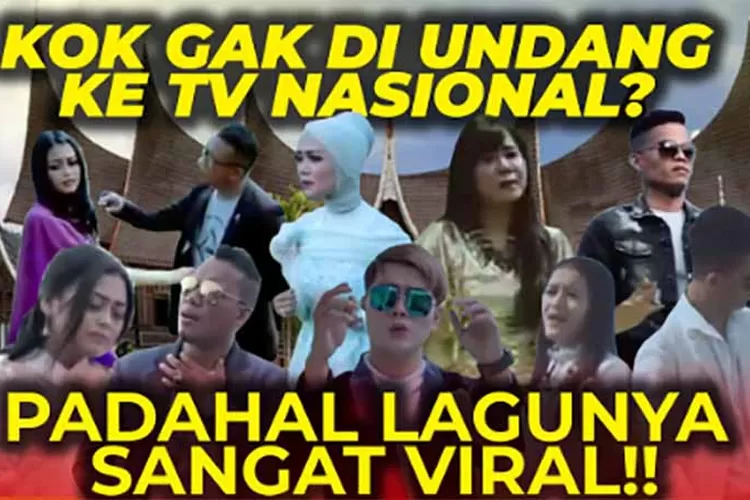 Deretan Lagu Minang  Paling Hits dan Viral Tapi Nggak Pernah Diundang ke TV Nasional