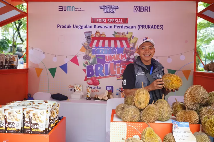 Program Desa BRILian mengangkat prospek kuliner komoditas hortikultura buah durian. (BRI)