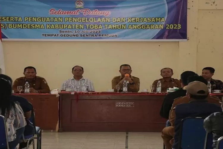 Bupati Toba Buka Kegiatan Penguatan Pengelolaan dan Kerjasama Bumdes Kabupaten Toba Tahun 2023 (Realitasonline.id/MS)