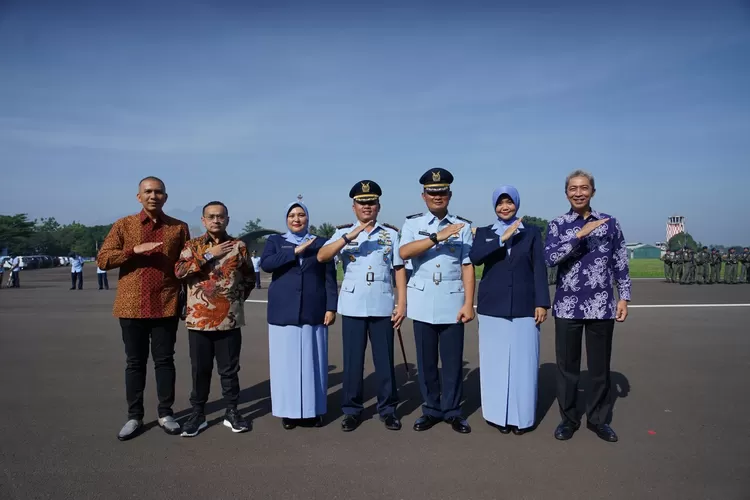 Wakil Wali Kota Bogor Dedie Rachim hadiri Sertijab Komandan Wing Udara 4 Lanud ATS. (Pemkot Bogor)
