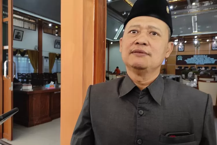 Ketua DPRD Kabupaten Demak, Fahrudin Bisri Slamet usai memimpin Rapat Paripurna ke 13 DPRD Demak Tahun 2023, Senin 10 Juli 2023.   (zaidi)