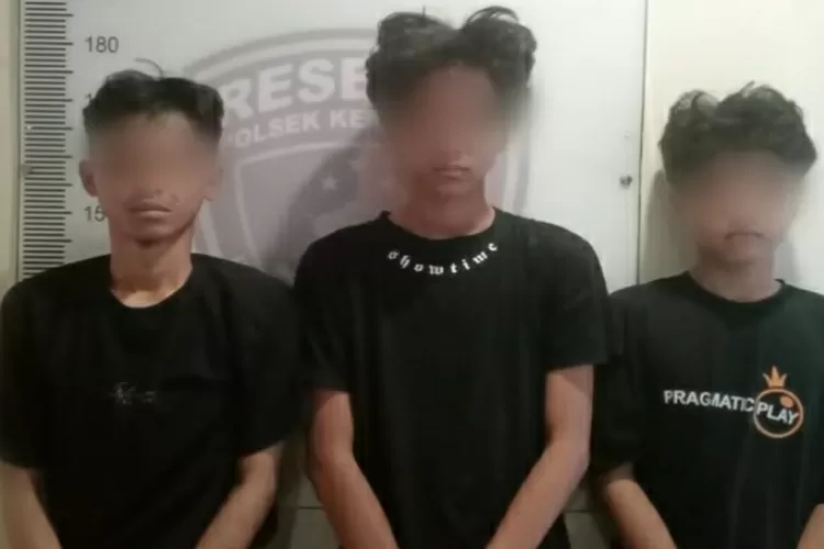 Tiga remaja yang diamankan Polisi (Pmjnews.com)