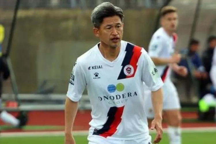 Kazuyoshi Miura atlet sepak bola asal Jepang perpanjang kontrak dengan Oliveirense pada usia 56 tahun (Instagram @udoliveirense_sad)