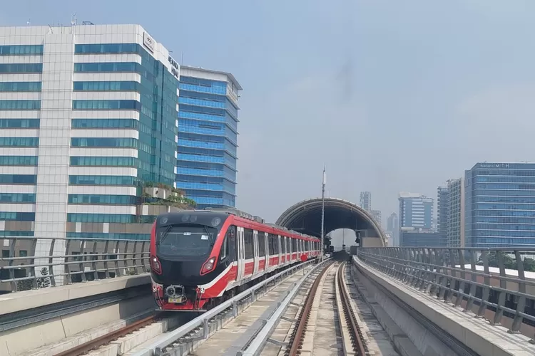 Ilustrasi LRT Jabodebek. (LRT)