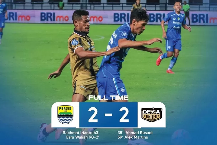 Persib Bandung vs Dewa United  (Instagram @liga1match)