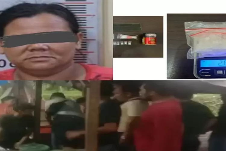 Sat Narkoba Polres Langkat Saat Hancurkan Barak Narkoba dan mengamankan tersangka di Langkat (Realitasonline.id/AA)