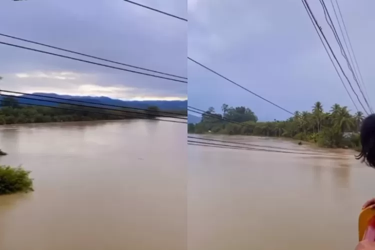Padang Dikepung Banjir, Sungai Batang Saman Meluap Akibatkan Banjir di Sejumlah Ruas Jalan Pasaman Barat (Instagram @andinnnipratiwi via @pasbar24jam @)