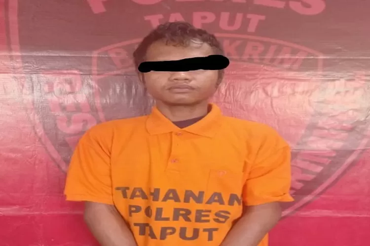 Tersangka RPL ditahan di Polres Taput (Realitasonline.id/MN)